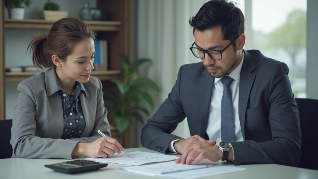 Финансовый консультант помогает клиенту управлять долгами и кредитами