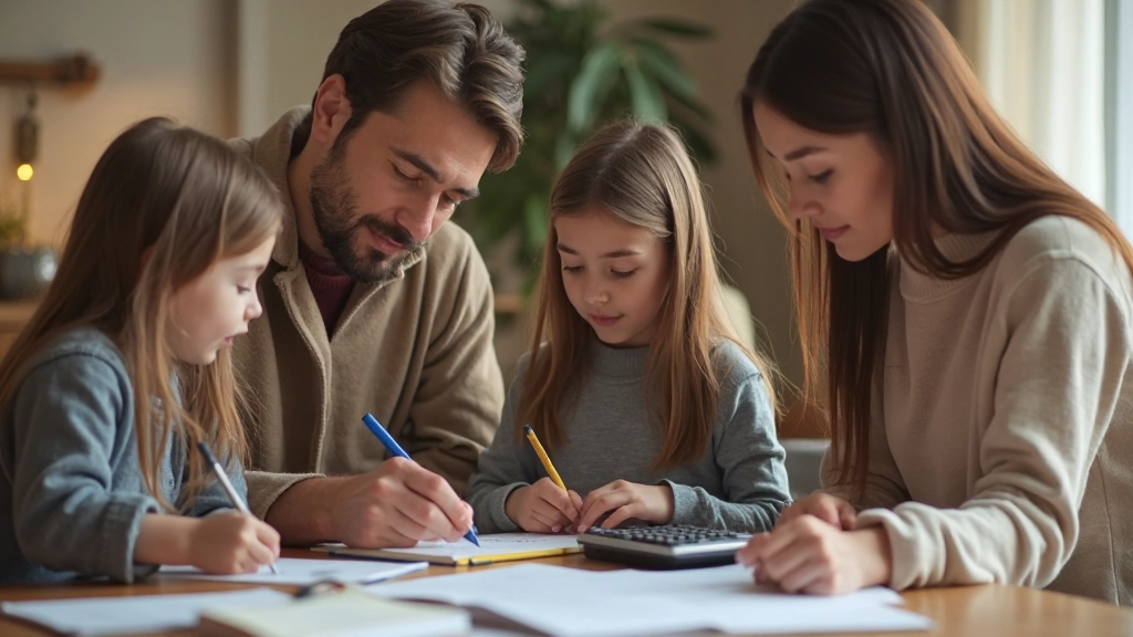 Семья составляет и планирует семейный бюджет