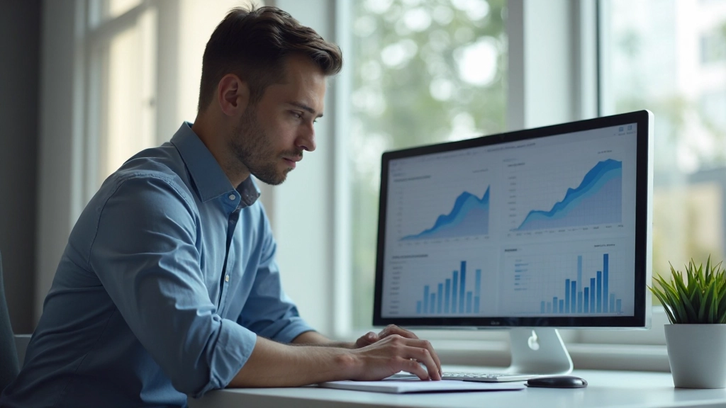 Графики и диаграммы стратегий погашения долга на мониторе