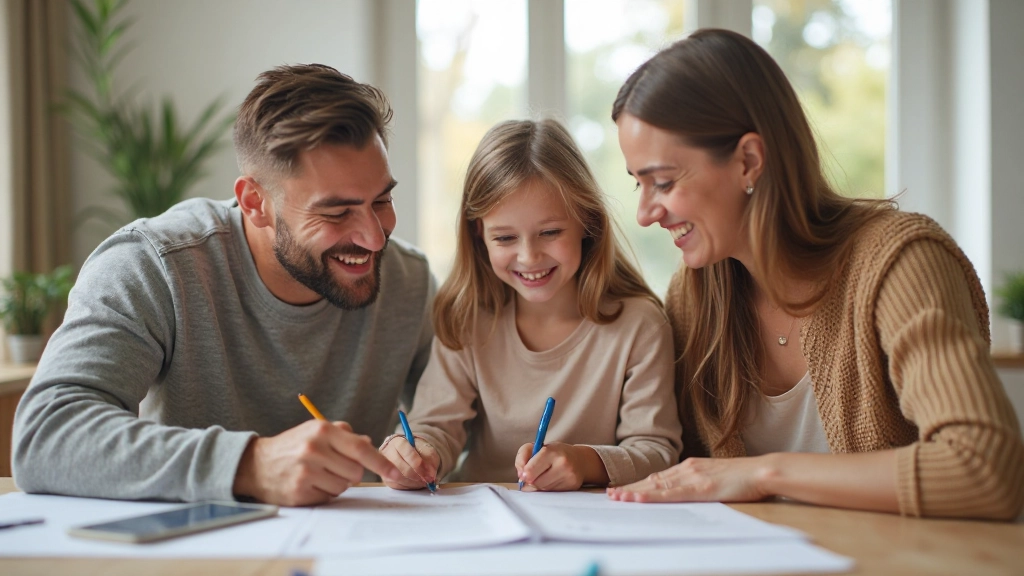 Семья празднует достижение финансовой свободы и погашение всех долгов
