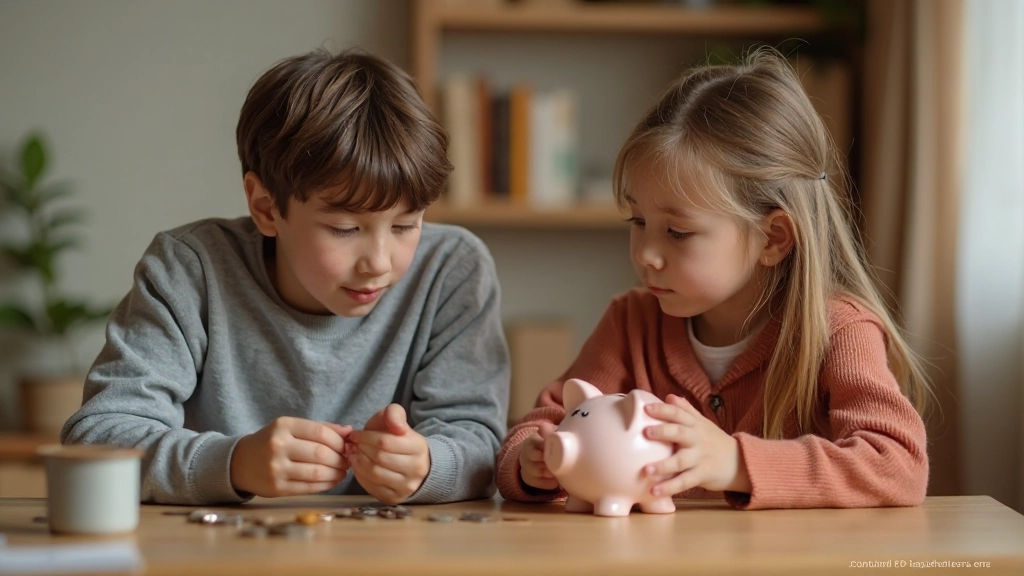 Родитель объясняет ребенку основы управления деньгами